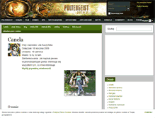 Tablet Screenshot of canela.polter.pl