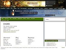 Tablet Screenshot of dame.polter.pl