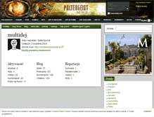 Tablet Screenshot of multidej.polter.pl